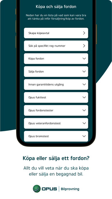Opus Bilprovning screenshot 4