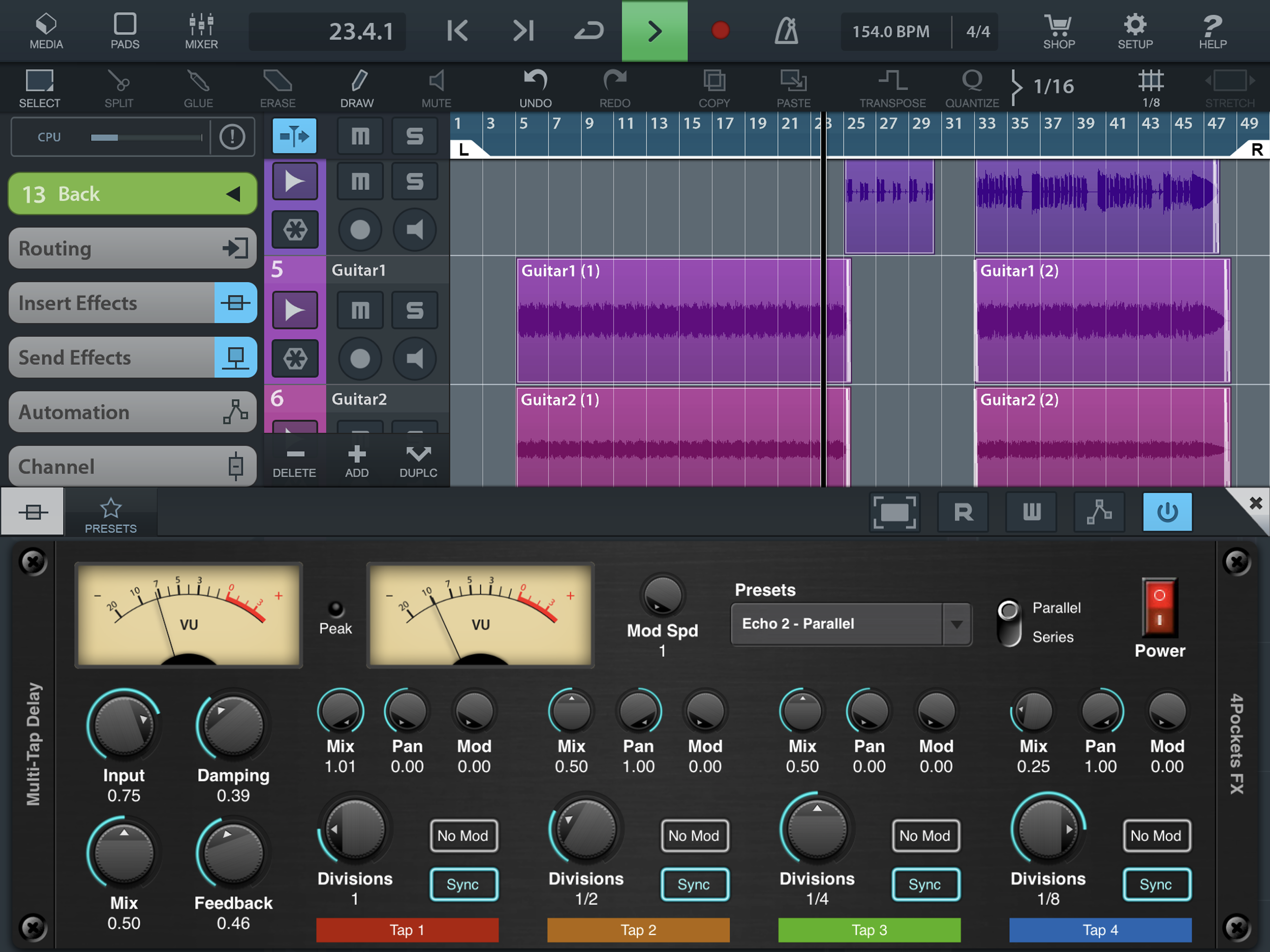 Multi-Tap Delay AUv3 Plugin screenshot 5
