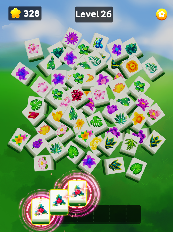 Mahjong Flower Frenzy