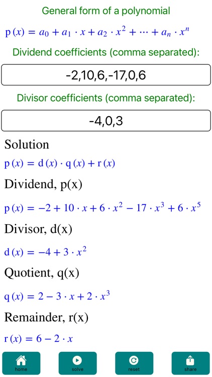 Polynomial-Solver Pro screenshot-3