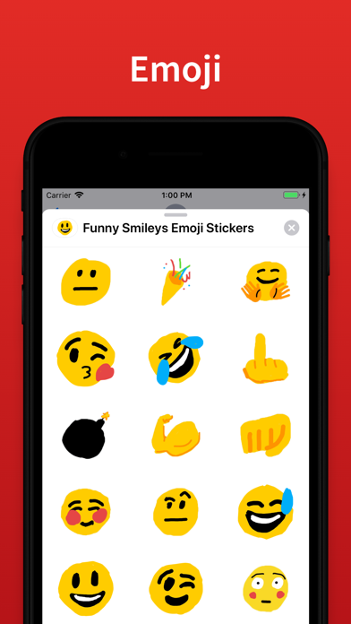 Drawn emoji Stickers for text Screenshot