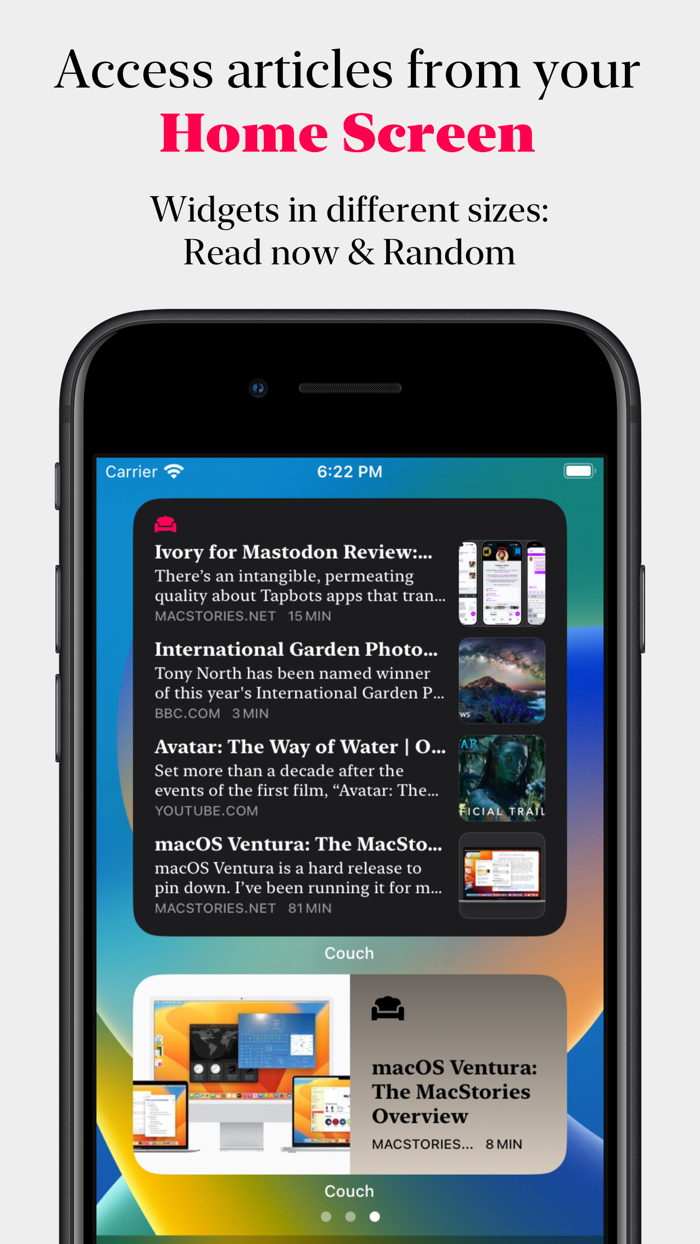 Couch Reader for Pocket