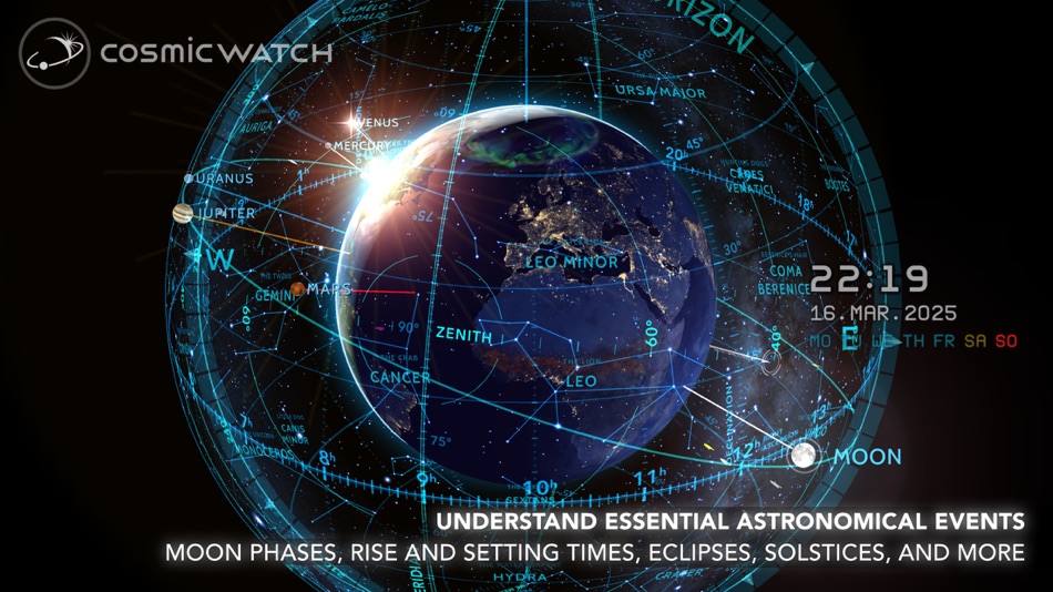 #5. Cosmic-Watch (iOS) 由: Celestial Dynamics AG
