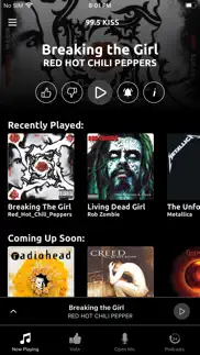 99.5 kiss rocks san antonio iphone screenshot 2