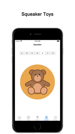 Captura de pantalla de Cat Sounds Dog Translator en iPhone 5