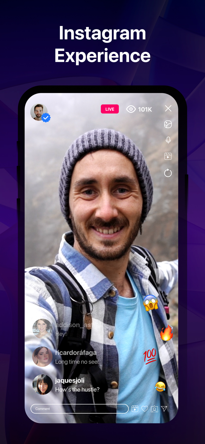 Live Stream－Hype Simulator App