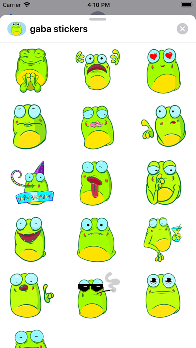 Screenshot #1 pour Crazy frog stickers & emoji