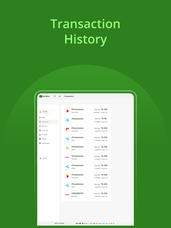 PortPos iPad screenshot 4 - Finance app