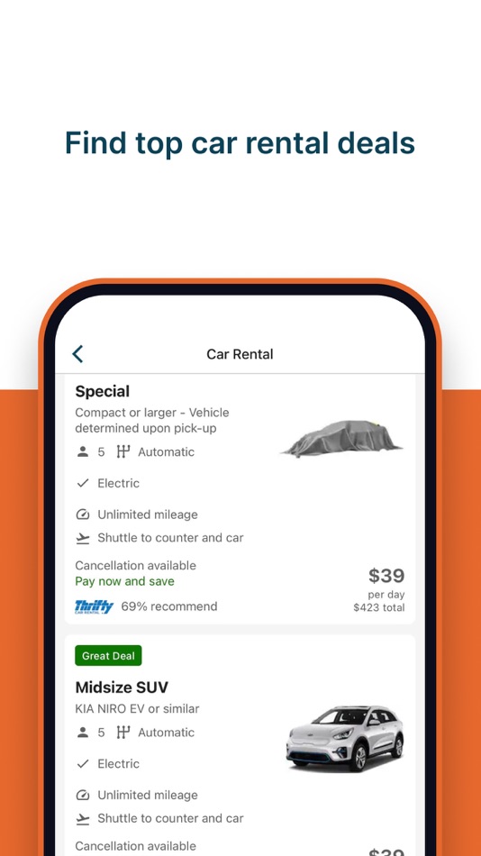 CarRentals.com: Rental Car App (iOS) Podle: Expedia, Inc.