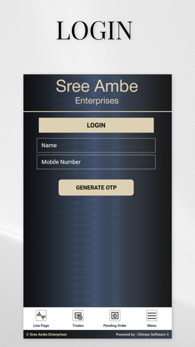 Sree Ambe Enterprises Screenshot