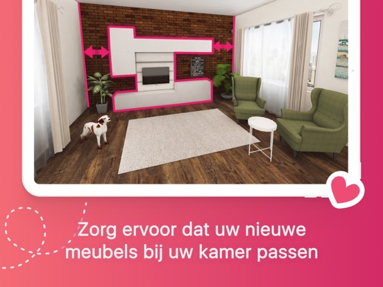 3D Kamer & Interieur Inrichten iPad app afbeelding 2