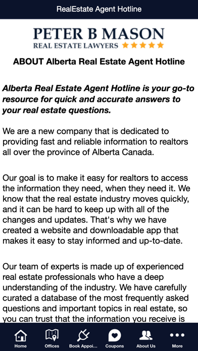 Alberta Real Estate Agent Hotl Screenshot