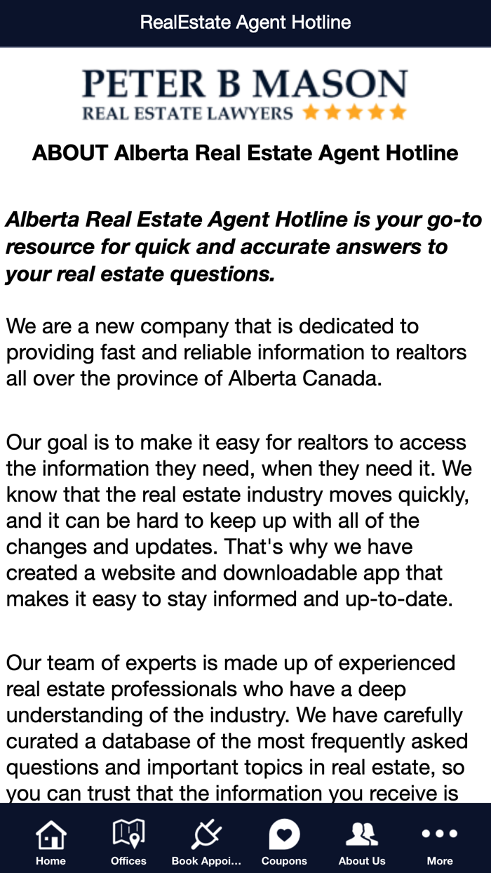 Alberta Real Estate Agent Hotl