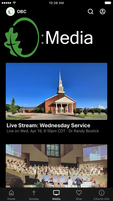 Oakland Baptist Church (OBC) Screenshot