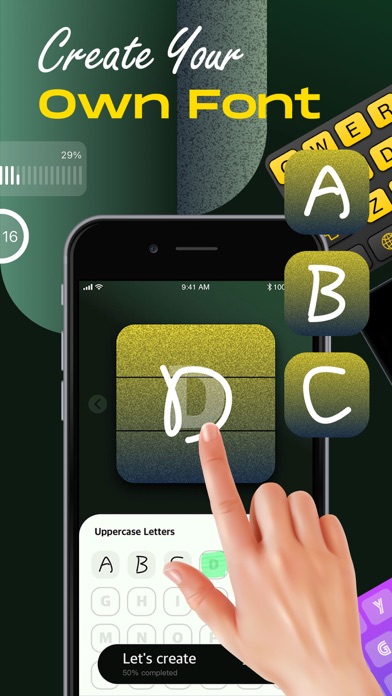 Fonts Theme: Cool Keyboards Screenshot