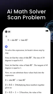 mathchat - ai math solver iphone screenshot 1