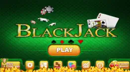 blackjack - casino style! iphone screenshot 1