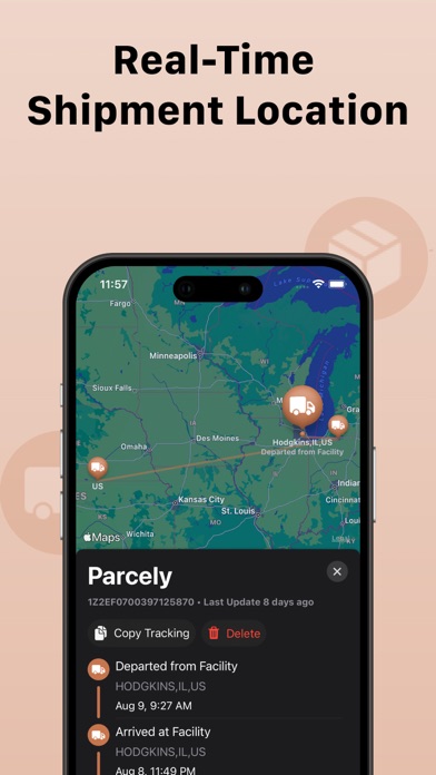 Package Tracker • Parcel Order Screenshot