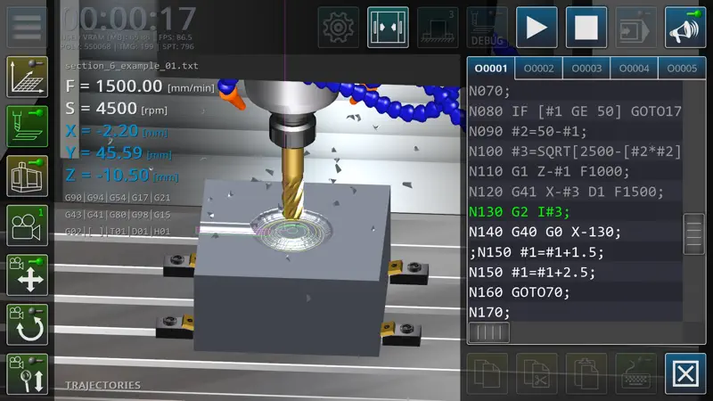 CNC VMC Simulator screenshot 8 of 10