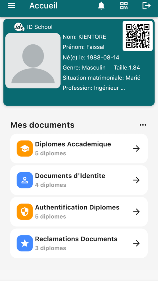 #2. ID School (IDS) (iOS) 由: FAISSAL KIENTORE