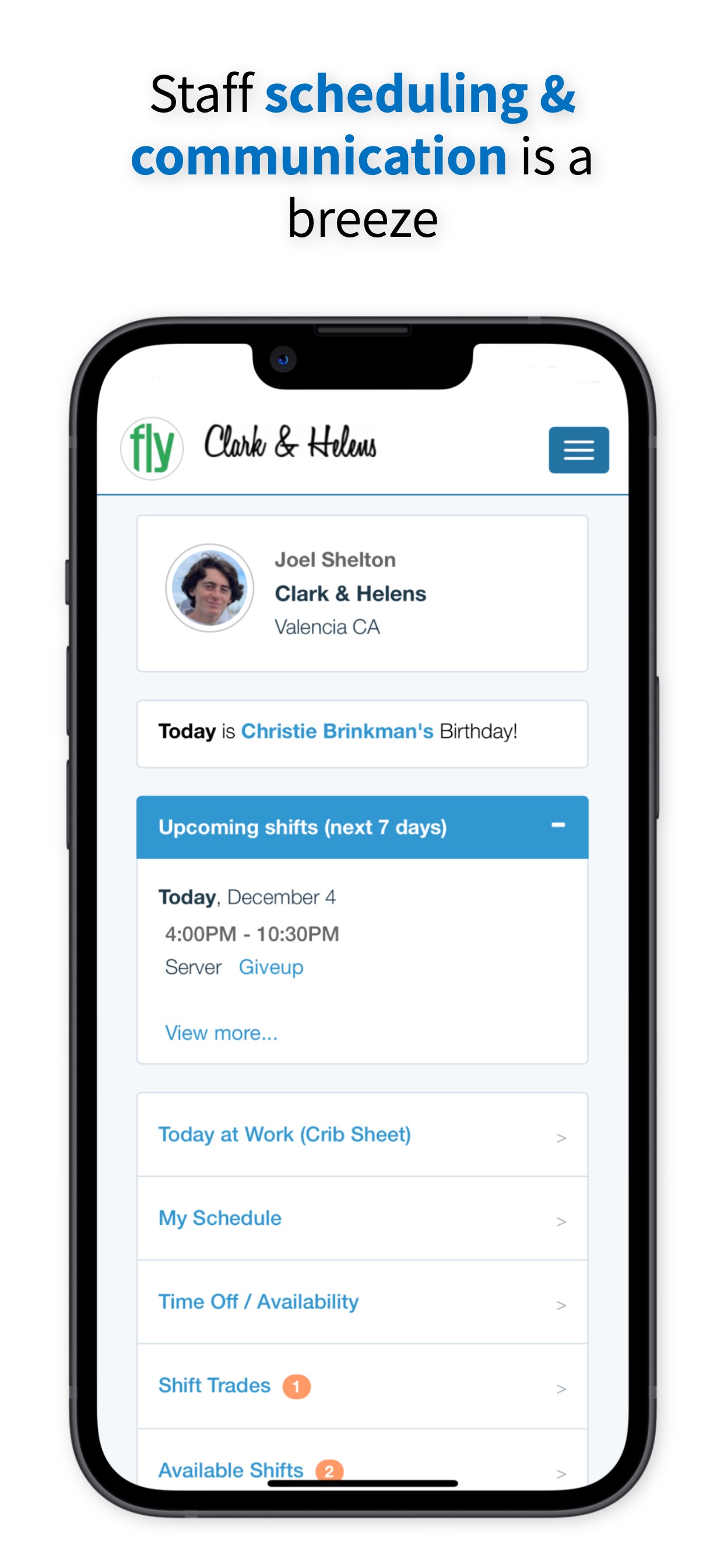 Schedulefly screenshot 1