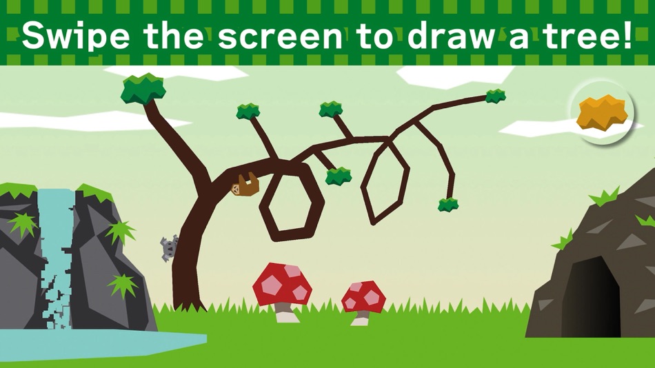 #1. Forest of Swipe (iOS) By: TAKURO IMAGAWA