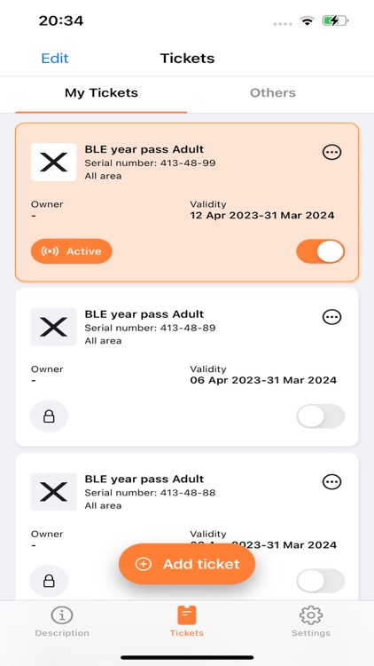Axess SkiWallet screenshot-5