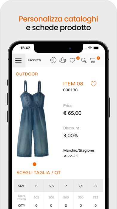PRIME365 Order Entry Fashion Screenshot