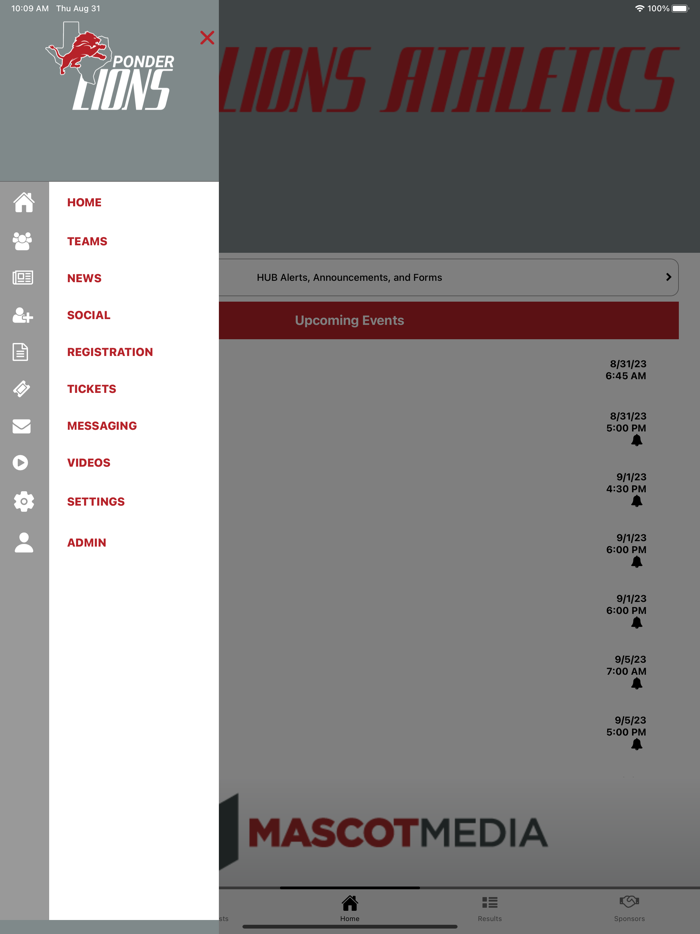 Ponder Lions Athletics