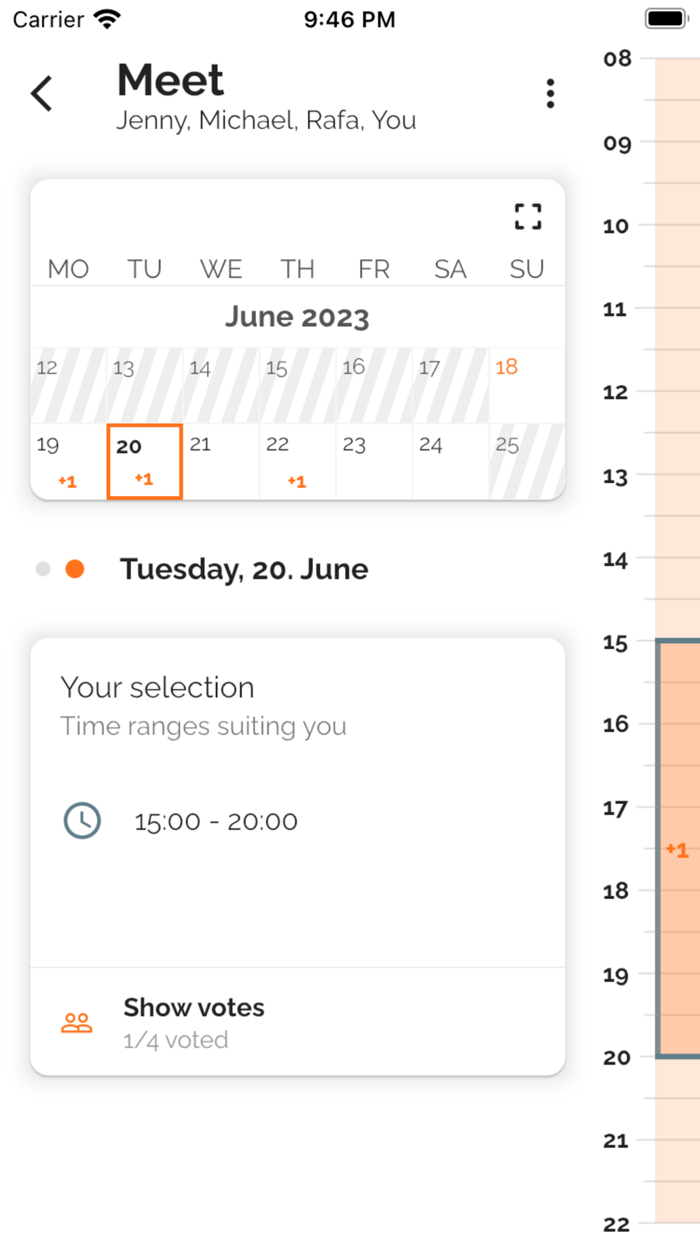 Tuesday - Meet Friends