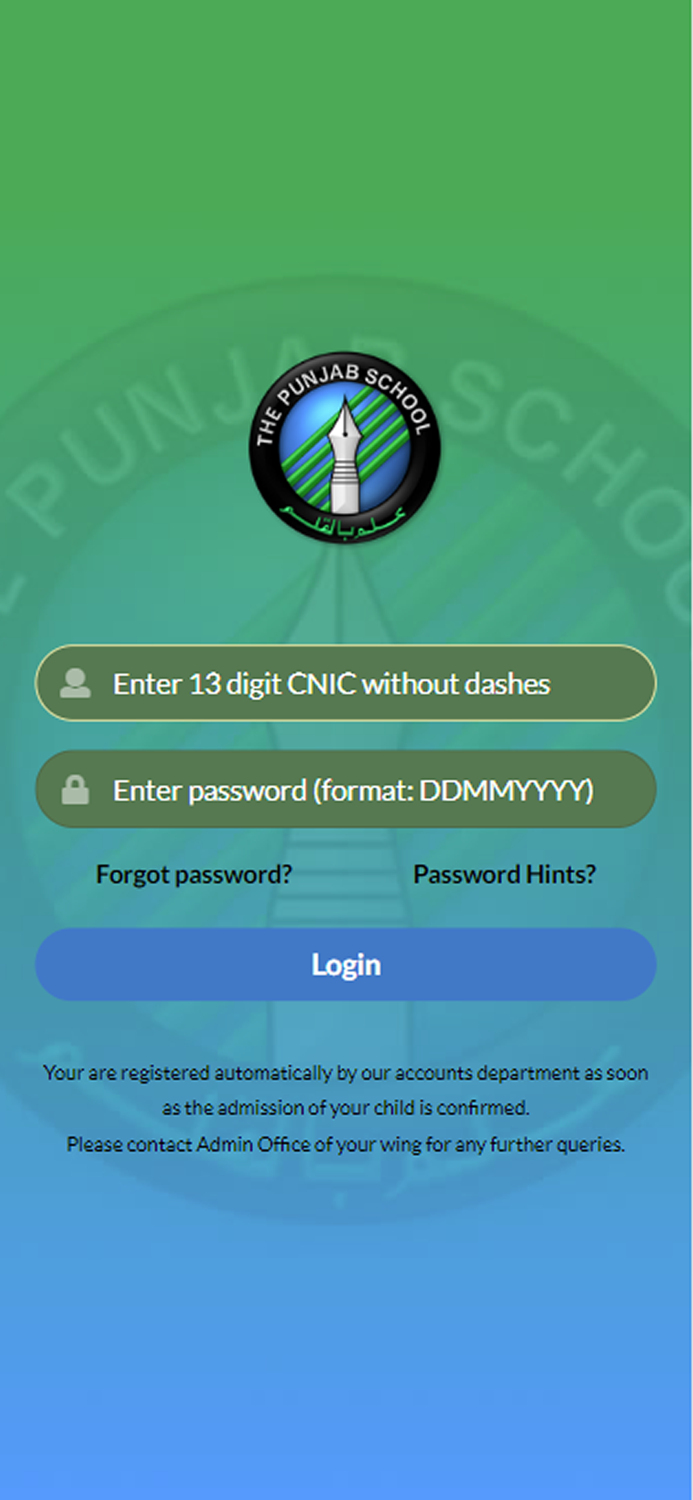 The Punjab School Parents App