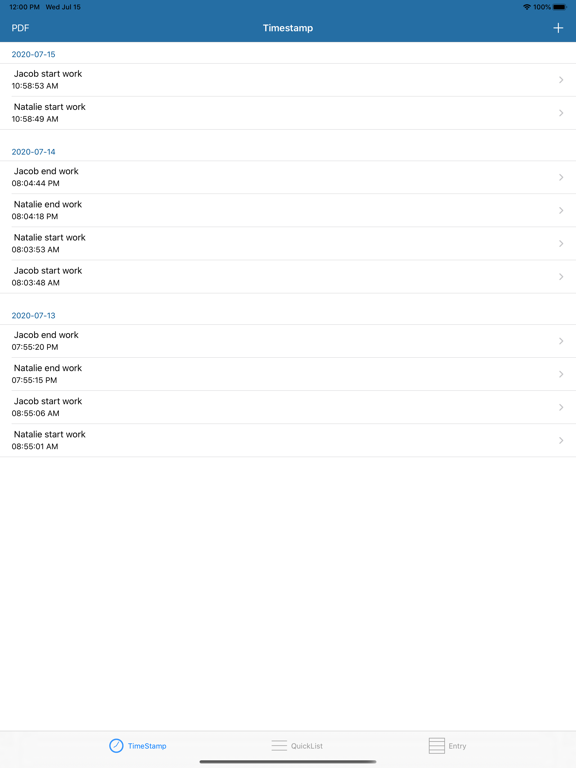 Screenshot #4 pour Easy Timestamp