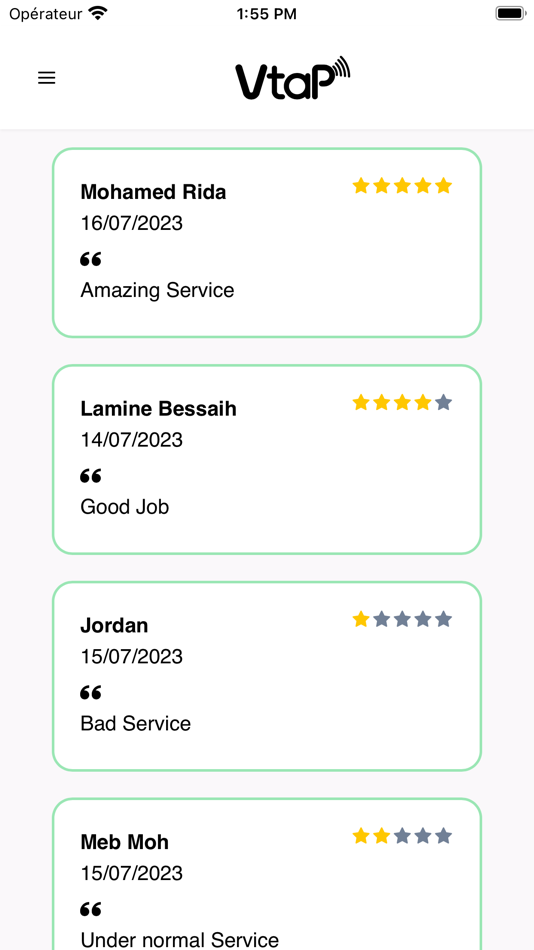 #7. vTap (iOS) 由: Lamine Bessaih