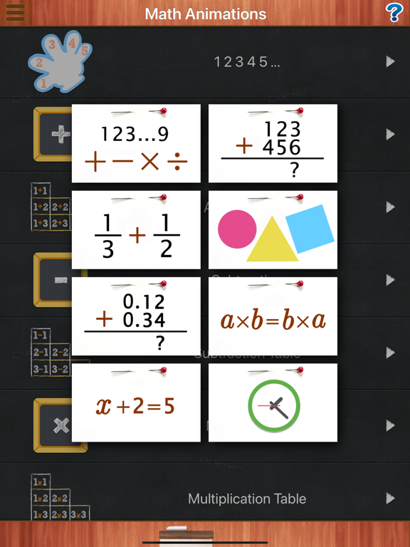 Math Animations Pro iPad app afbeelding 1