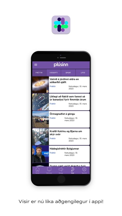 Plúsinn Screenshot