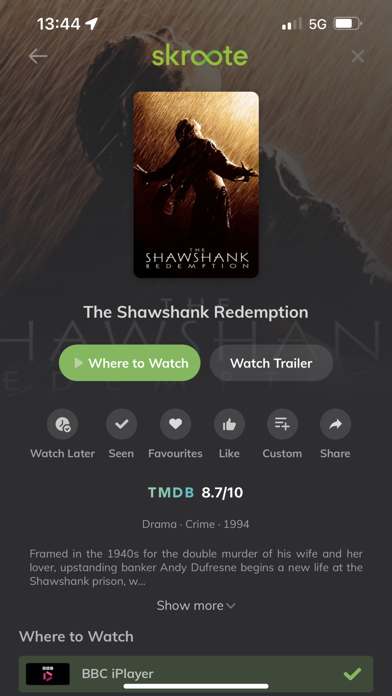 Skroote - Movies, TV & Sport Screenshot