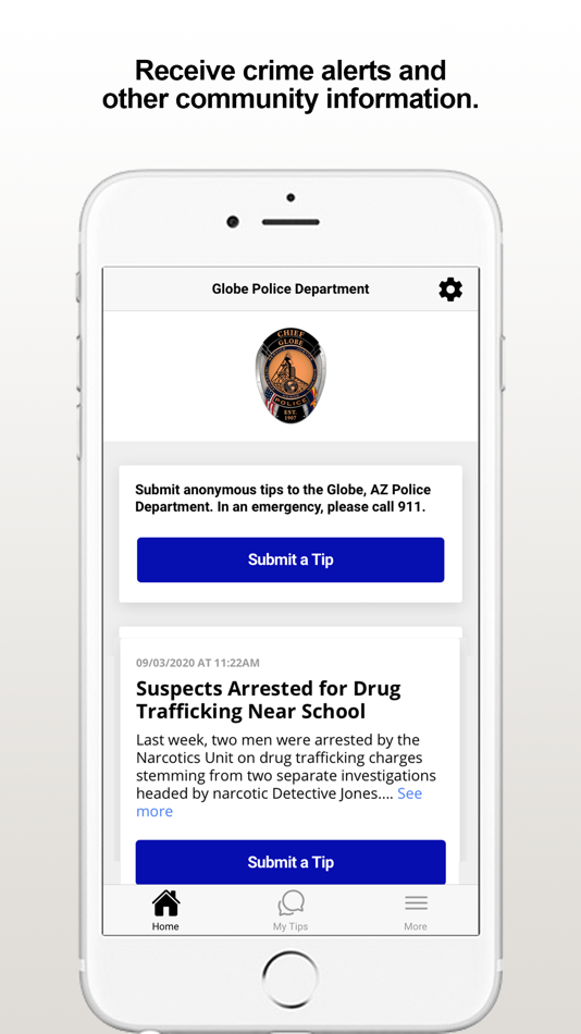 #1. Globe PD (iOS) 由: Globe Police Department