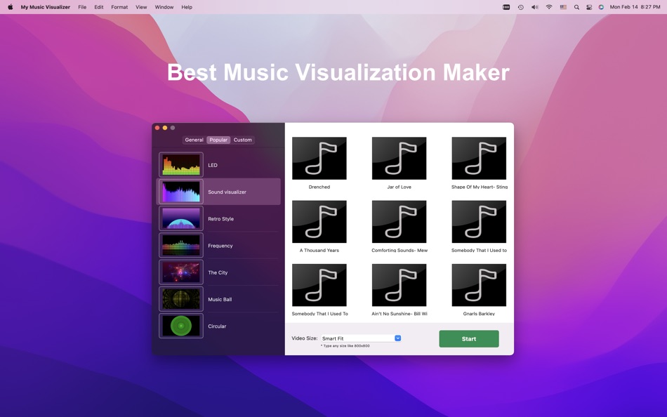 #2. My Music Visualizer (macOS) 게시자: 君 许