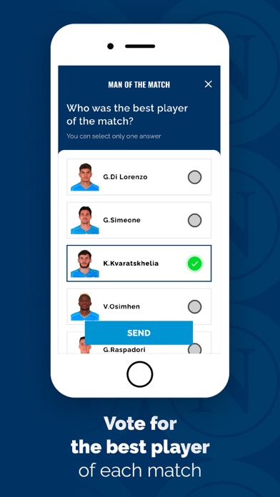 SSC Napoli - Official App Screenshot