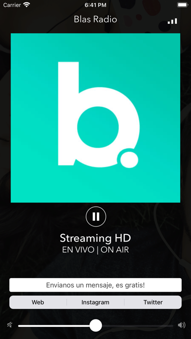 Blas Radio Screenshot