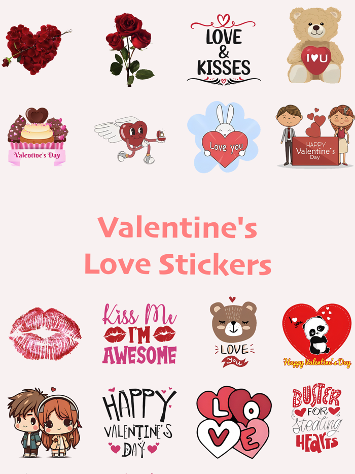 Valentines - Love Stickers