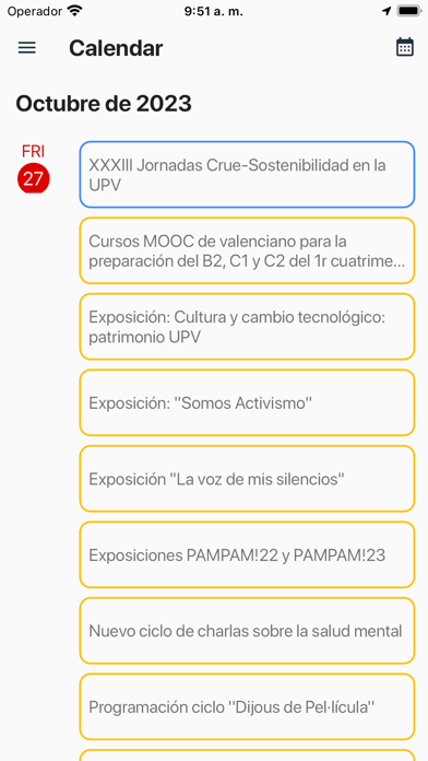 UPV -  Politècnica de Valéncia Screenshot