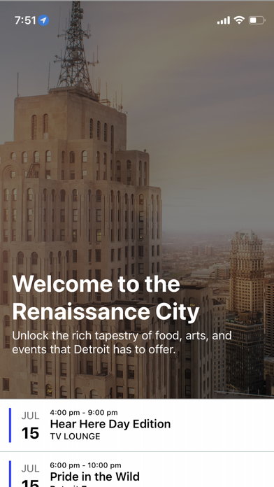 Screenshot 1 of Renaissance City App
