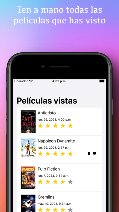 Diario de películas Screenshot