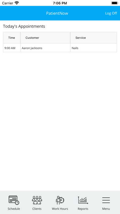 PatientNow Essentials Screenshot