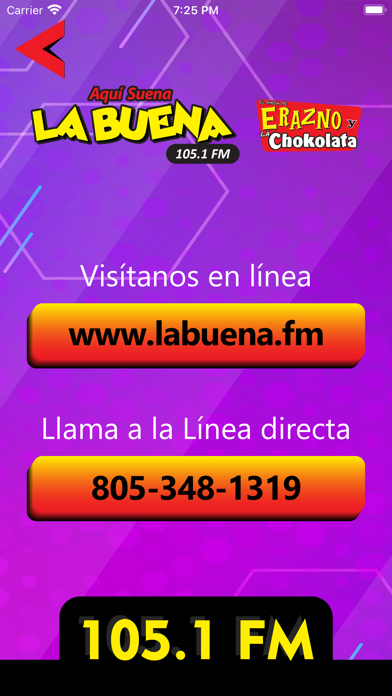 LaBuena 105.1 KIDI Santa Maria Screenshot