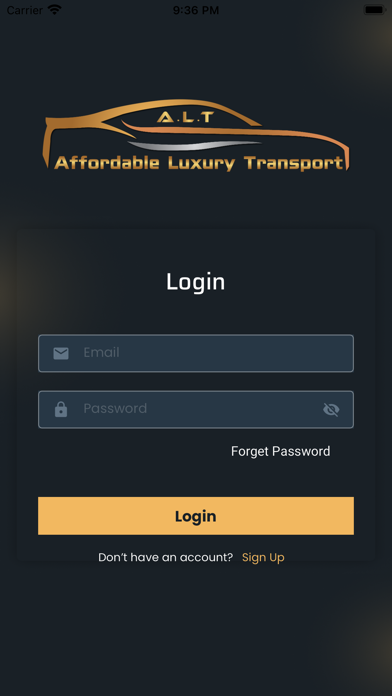 Affordable Car & Limo Screenshot