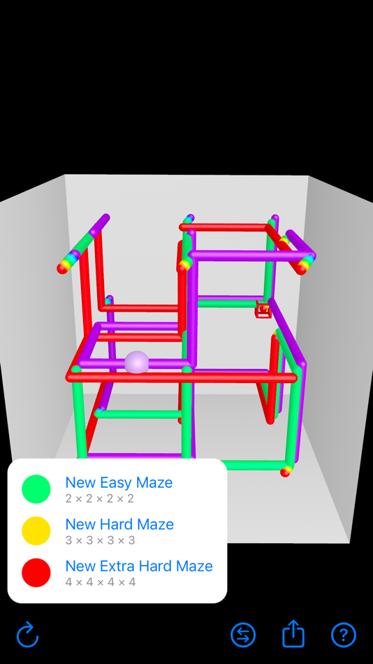 #3. 4D Maze (macOS) 由: Jeff Weeks