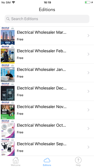 Electrical Wholesaler Screenshot