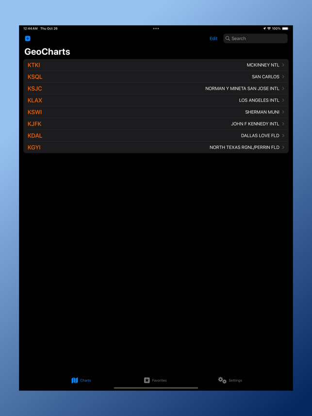 ‎GeoCharts Screenshot